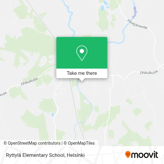 Ryttylä Elementary School map