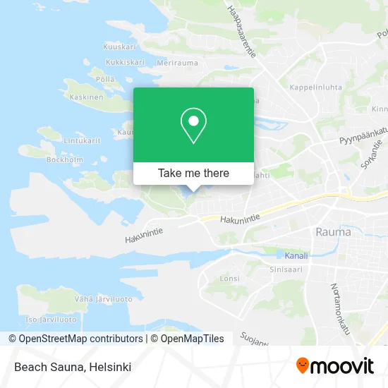 Beach Sauna map