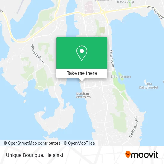 Unique Boutique map