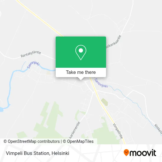 Vimpeli Bus Station map