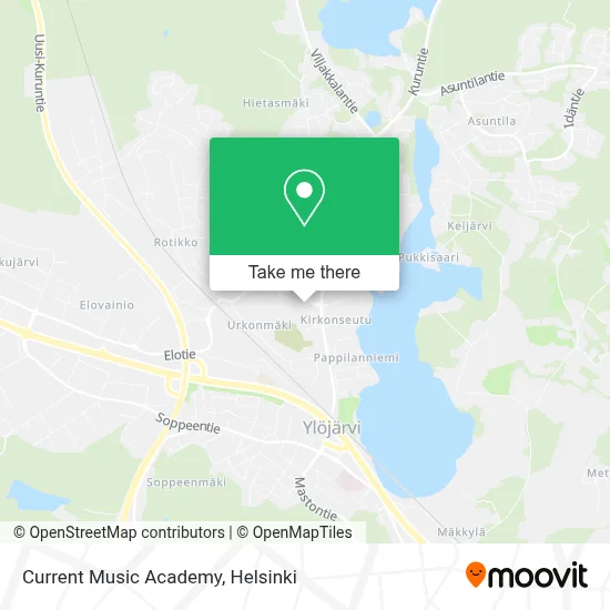 Current Music Academy map