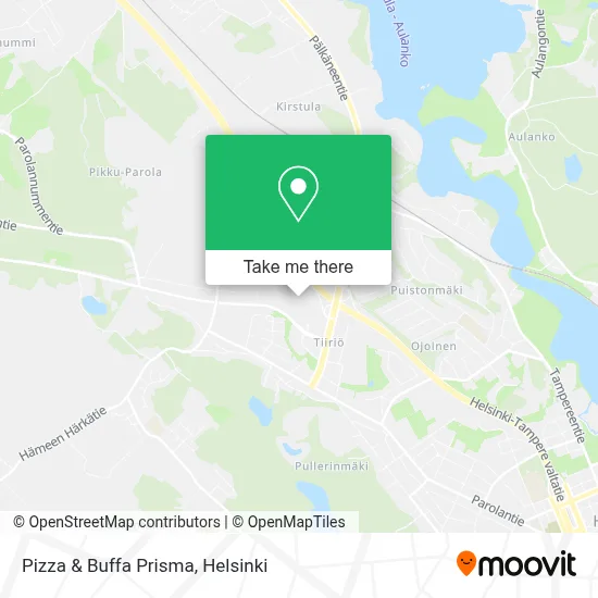Pizza & Buffa Prisma map