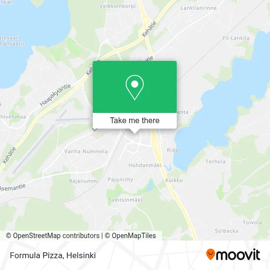 Formula Pizza map