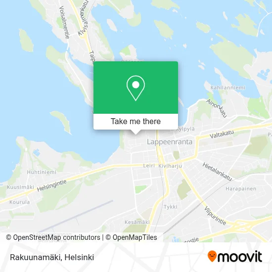 Rakuunamäki map