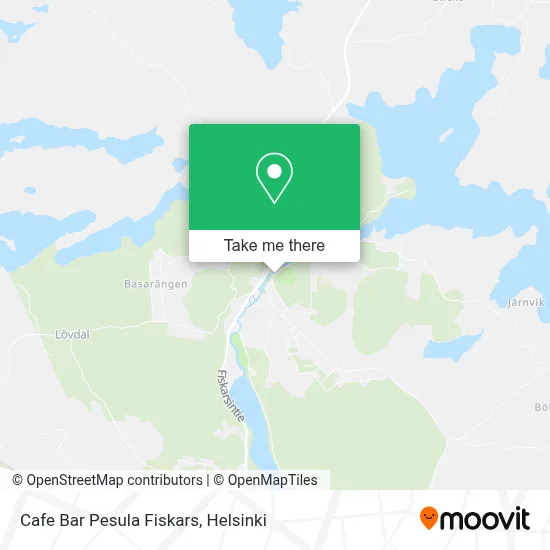 Cafe Bar Laundry Fiskars map