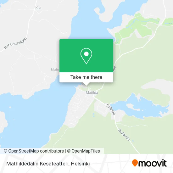 Mathildedal Summer Theater map