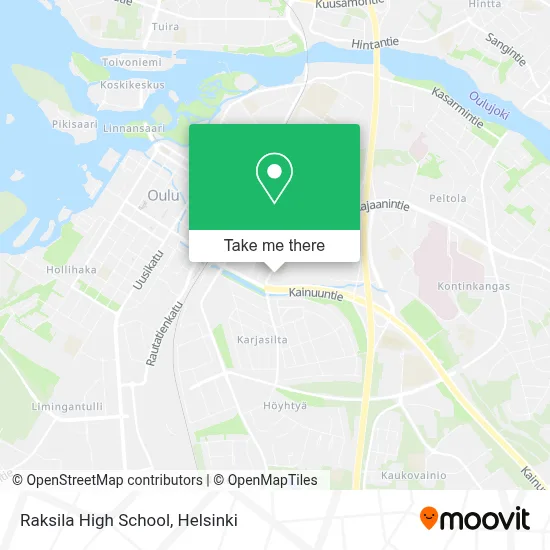 Raksila High School map