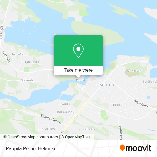 Pappila Perho map