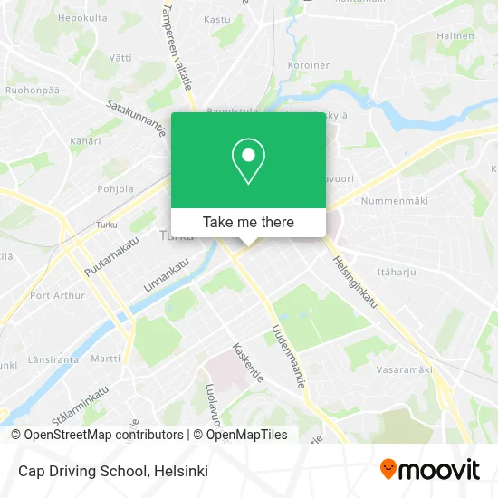 Cap Driving School map