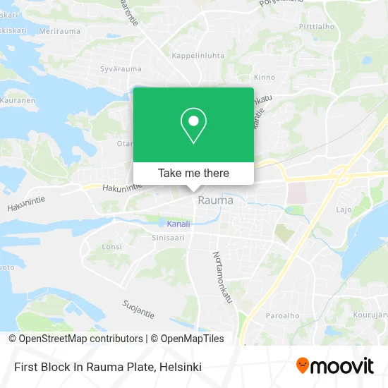 First Block in Rauma Plate map