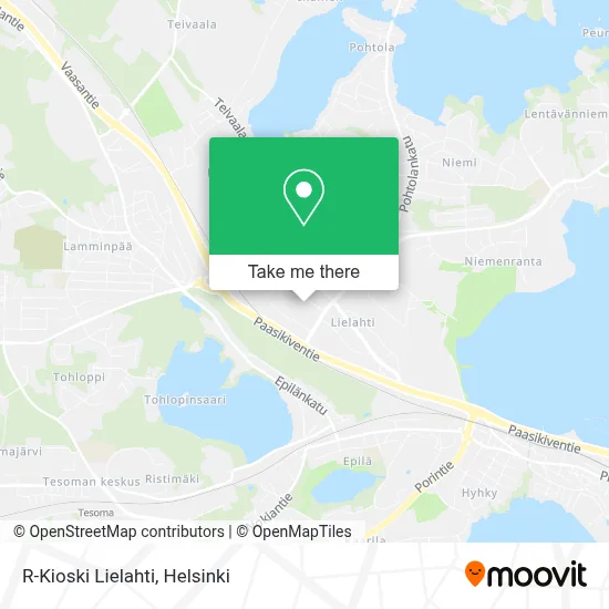 R-Kiosk Lielahti map