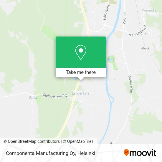 Componenta Manufacturing Ltd map