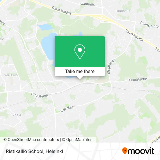 Ristikallio School map