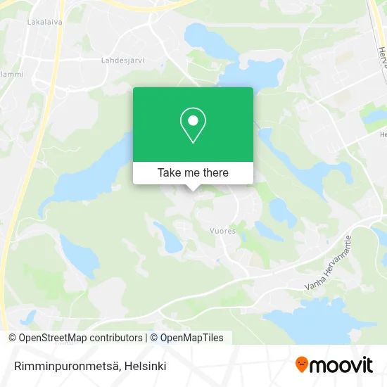 Rimminpuro Forest map