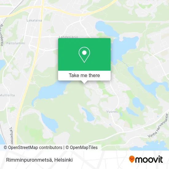 Rimminpuro Forest map