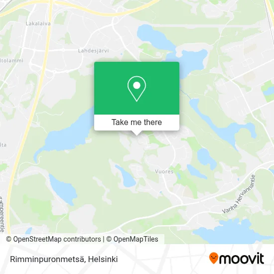 Rimminpuro Forest map