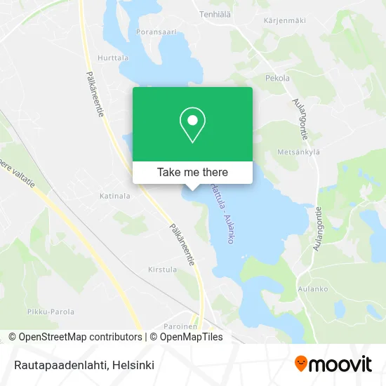 Rautapaadenlahti map
