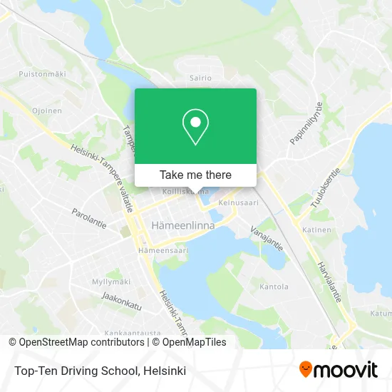 Top-Ten Driving School map