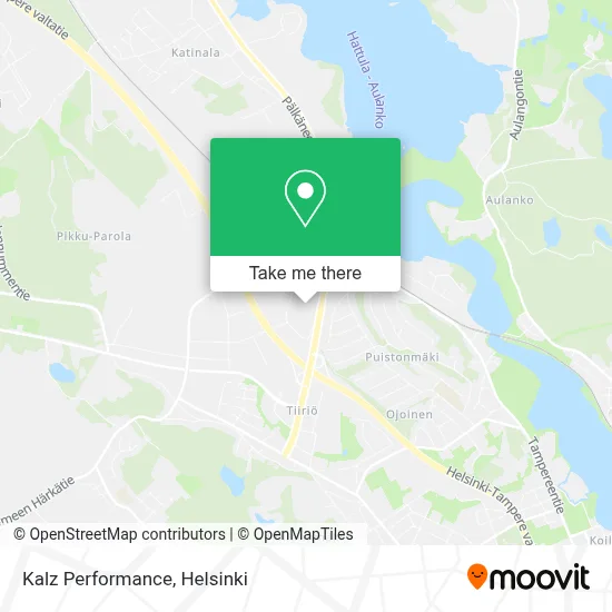 Kalz Performance map