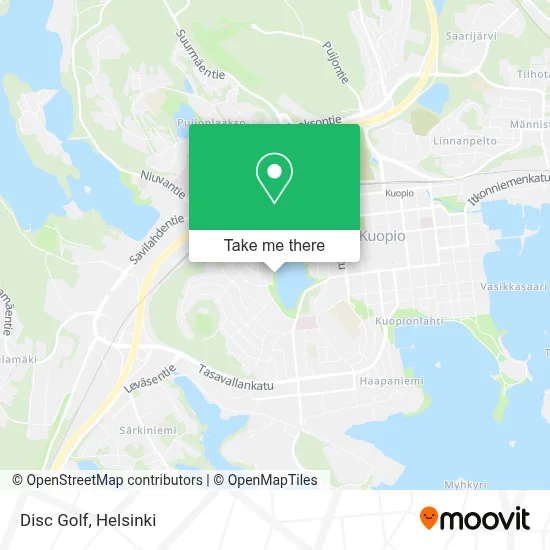 Disc Golf map