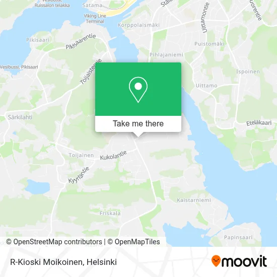 R-Kioski Moikoinen map