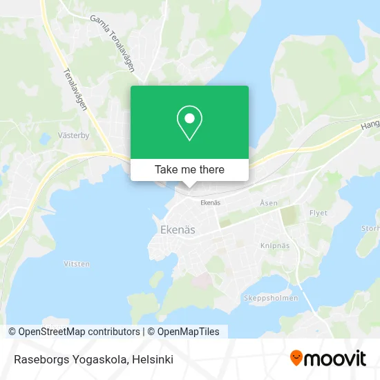 Raseborg Yoga School map