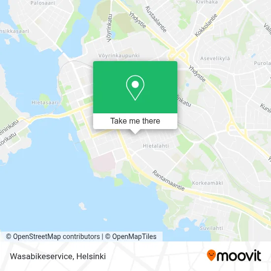 Wasabikeservice map