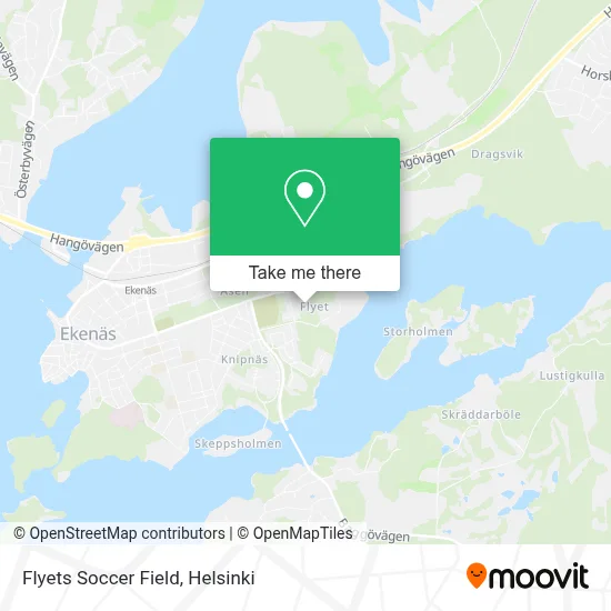 Flyets Soccer Field map