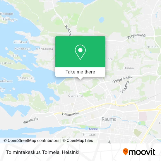 Activity Center Toimela map