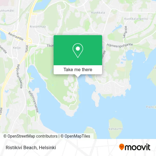Ristikivi Beach map