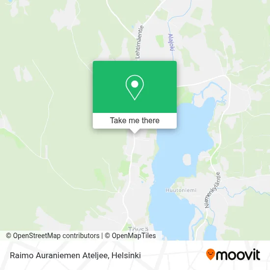 Raimo Auraniemi Atelier map