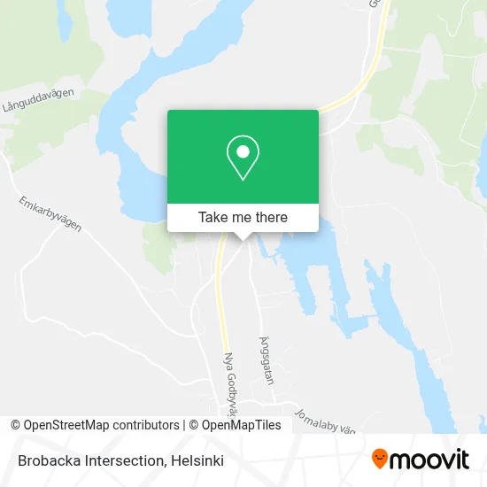 Brobacka Intersection map