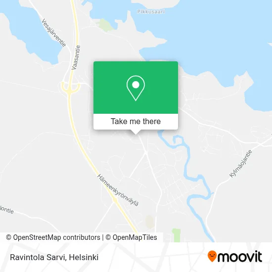 Restaurant Sarvi map