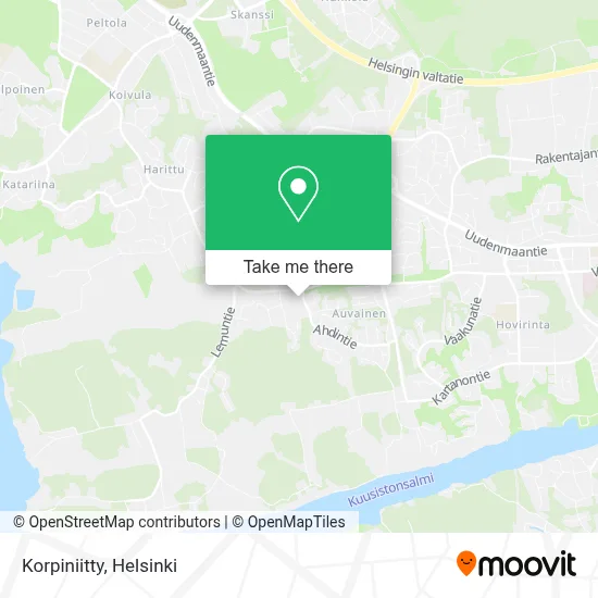 Korpiniitty map