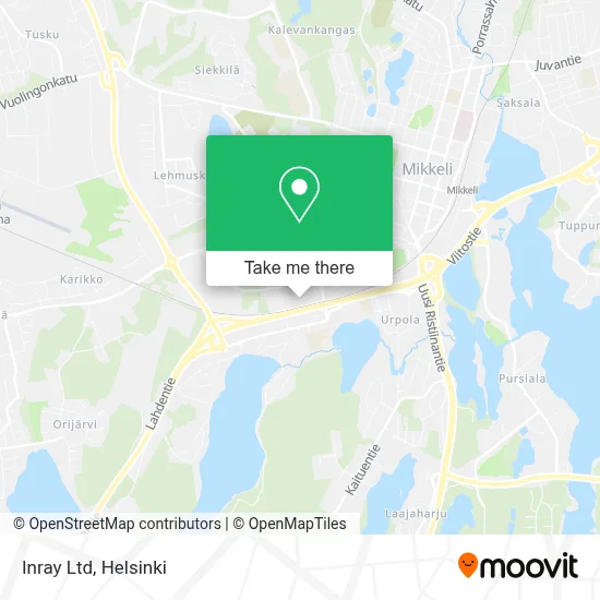 Inray Oy Ltd map