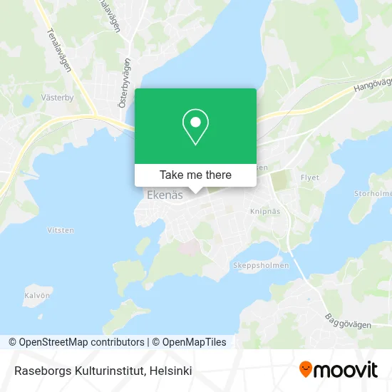 Raseborg Cultural Institute map