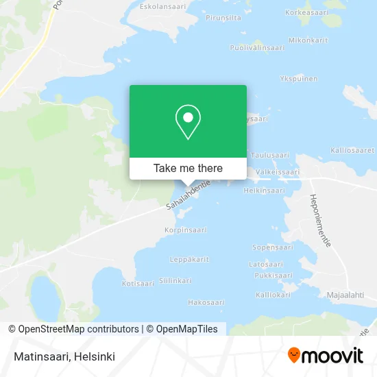 Matinsaari map