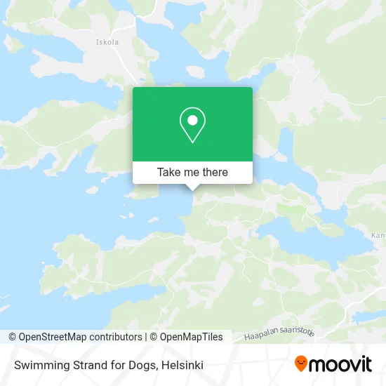 Swimming Strand For Dogs map