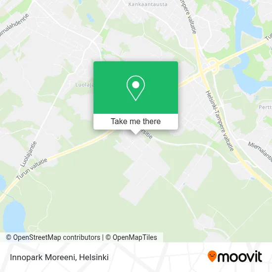 Innopark Moreeni map