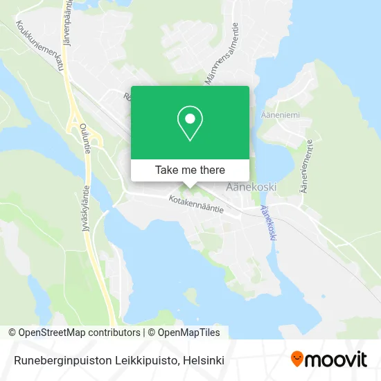 Runeberg Park Playground map