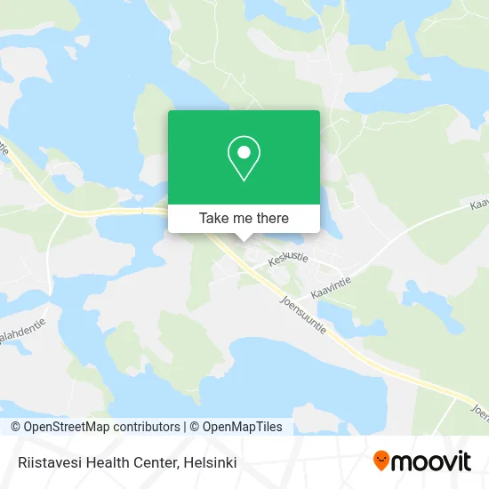 Riistavesi Health Center map