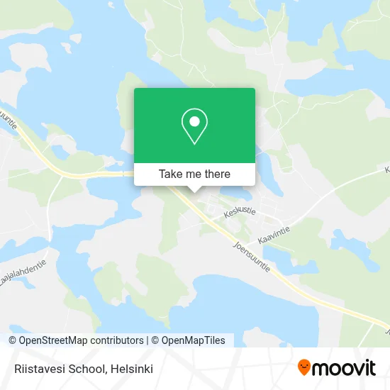 Riistavesi School map