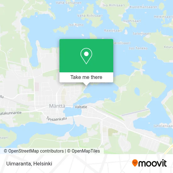 Uimaranta map