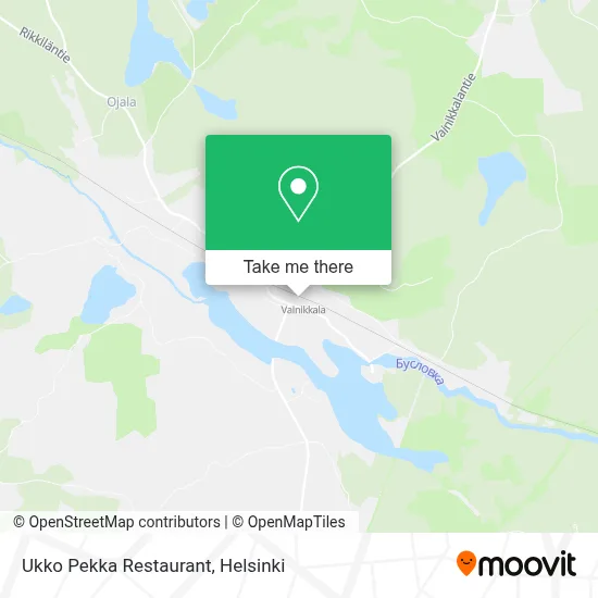 Restaurant Ukko Pekka map