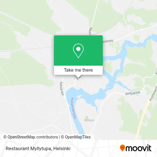 Restaurant Myllytupa map