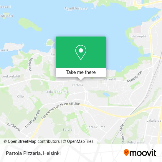 Partola Pizzeria map