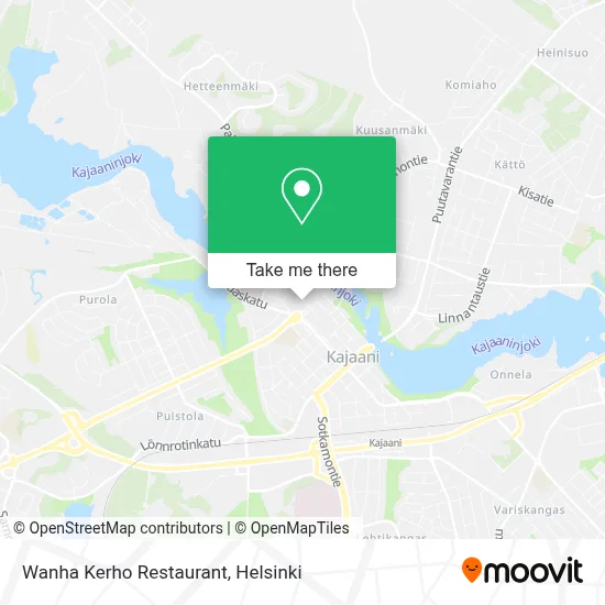 Restaurant Wanha Kerho map