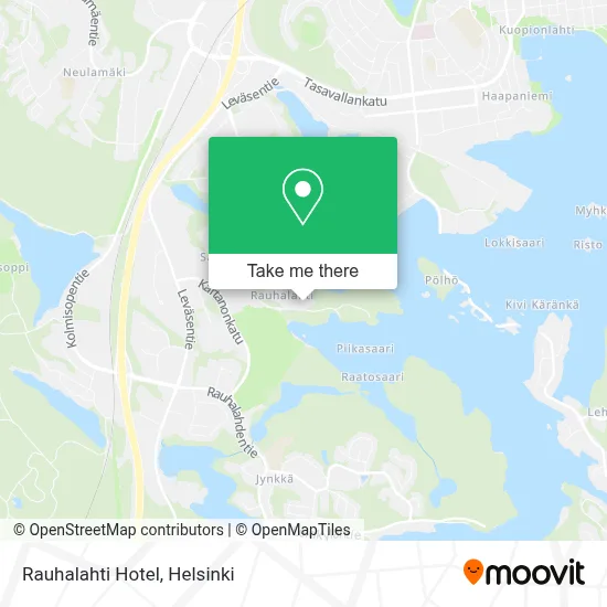 Rauhalahti Hotel map