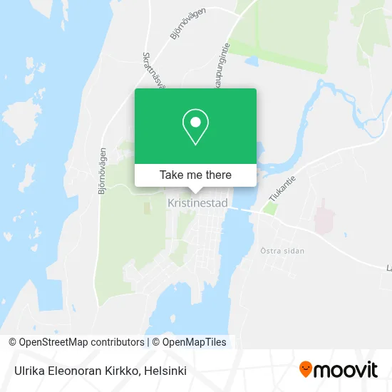 Ulrika Eleonora Church map