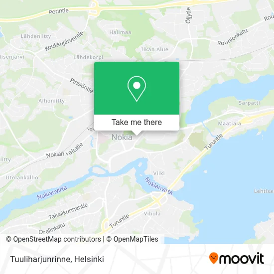 Tuuliharjunrinne map